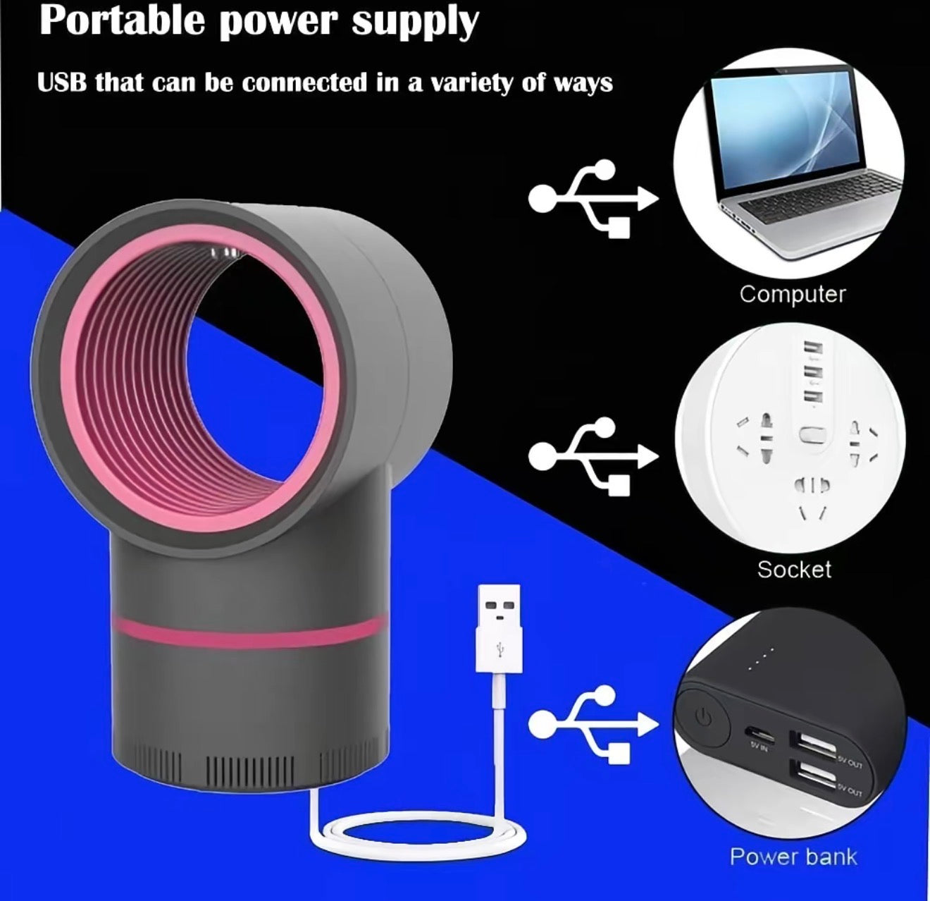 Lampe piège à insectes électrique FlyGuard