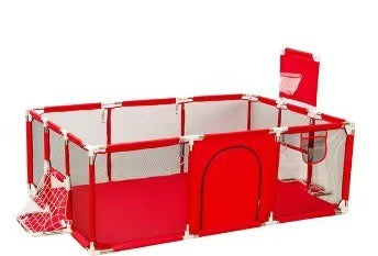 Parque Infantil de Acero Inoxidable Premium con Cerca de Baloncesto