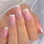 French simple glitter girl’s soft and tender wearable manicure nails - Korvel