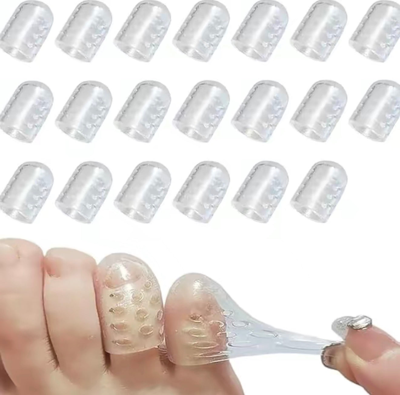 Silicone Gel Toe Caps for Comfort and Protection