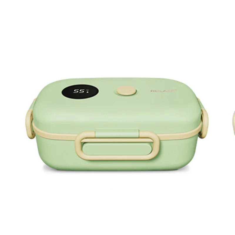 New Smart LCD Temperature Digital Display Insulated Lunch Box Portable Electric Lunch Box Lunch Box Suitable for Outdoor Travel - Korvel