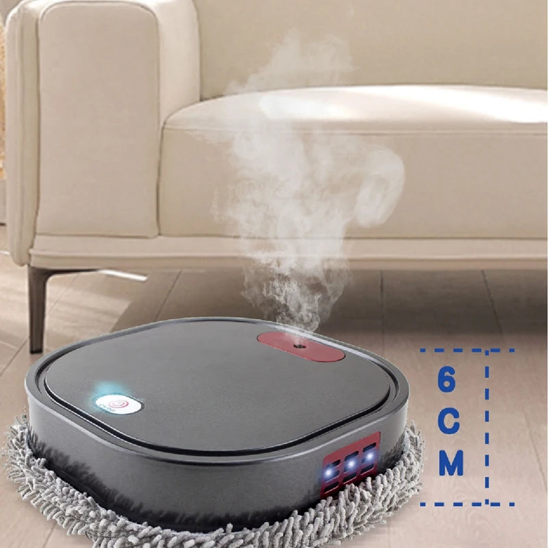 Sweeping Robot Automatic Electric Floor Mops Mopping With Sprayer Machine Floor Steam Cleaner Robot - Korvel