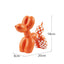 New black and white plaid balloon dog ornaments creative TV cabinet wine cabinet living room porch resin crafts - Korvel