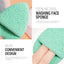 O.TWO.O Oval Soft and Comfortable Sponge Face Wash Puff Magic Lazy Water Makeup Remover Puff 1Pcs - Korvel