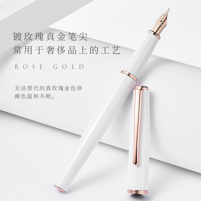 LT Hongdian 920 Rose Gold Fountain Pen - Elegant Writing Instrument