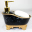 European Liquid Soap Bottle Resin Bathtub Shape Bathroom Sanitizer Bottles Shampoo Shower Gel Wristband Dispenser Accessories - Korvel