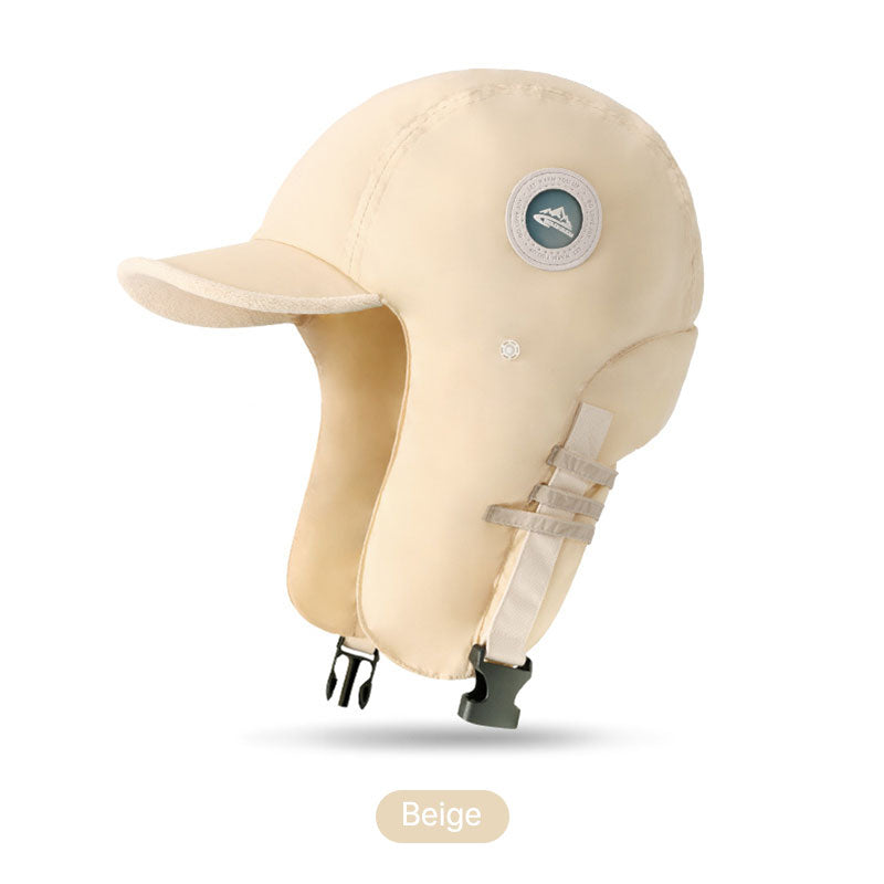 Winter ski hat warm hat men and women winter riding ear windproof plus velvet thickening pilot lei feng hat - Korvel