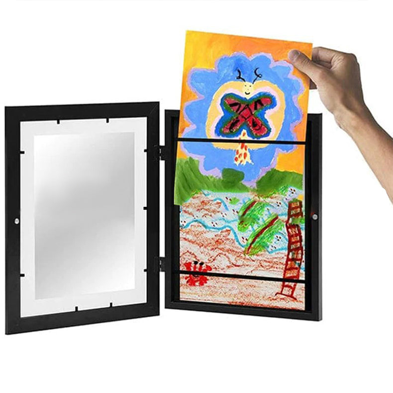 Children Art Frames Magnetic Front Open Changeable Kids Frametory for Photo Drawing Paintings Pictures Display - Korvel