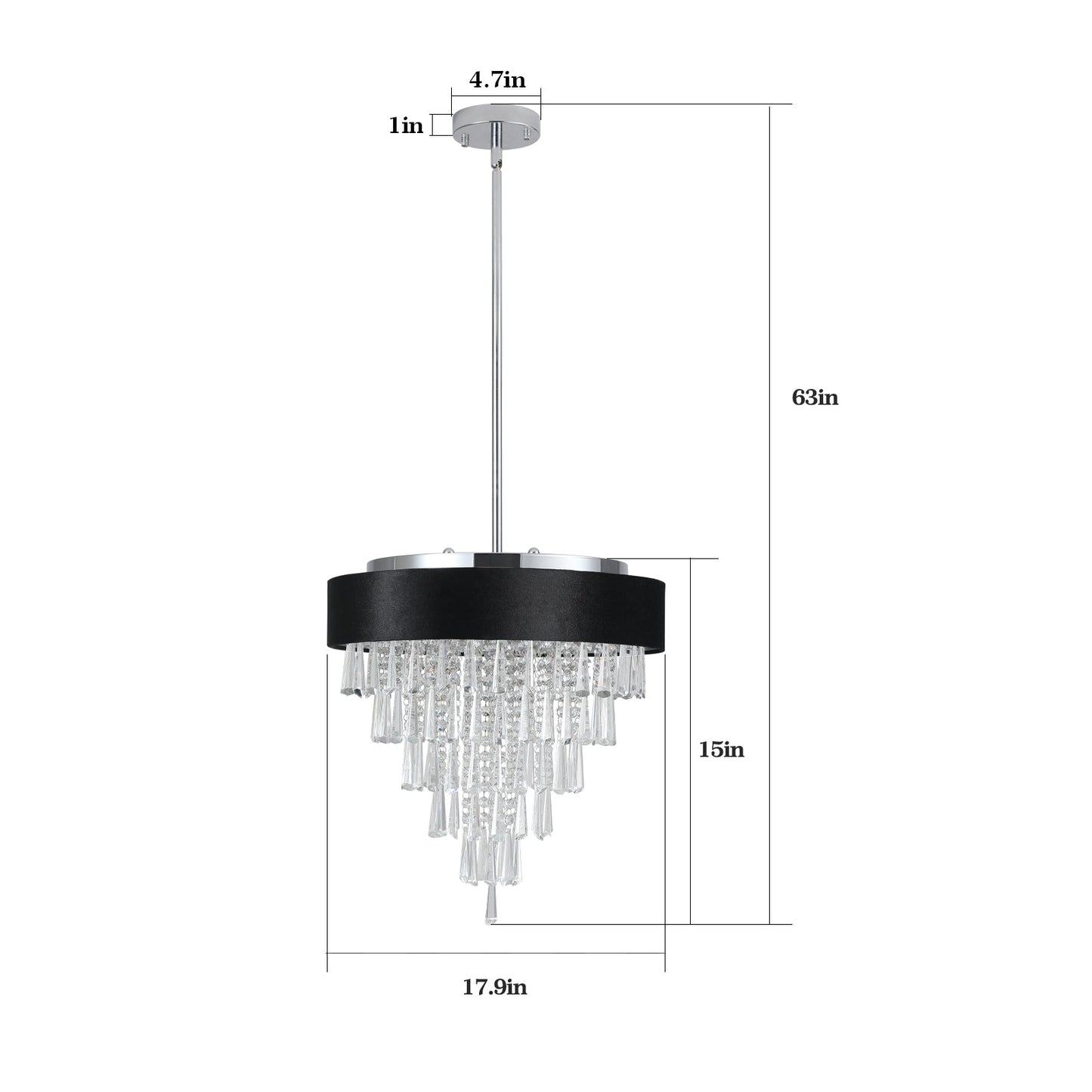 Modern Crystal Chandelier for  Living-Room Round Cristal Lamp Luxury Home Decor  Light Fixture - Korvel