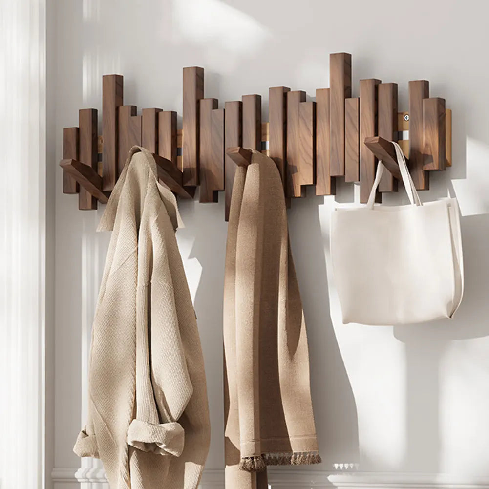 Elegant Wooden Piano Coat Rack for Stylish Organization