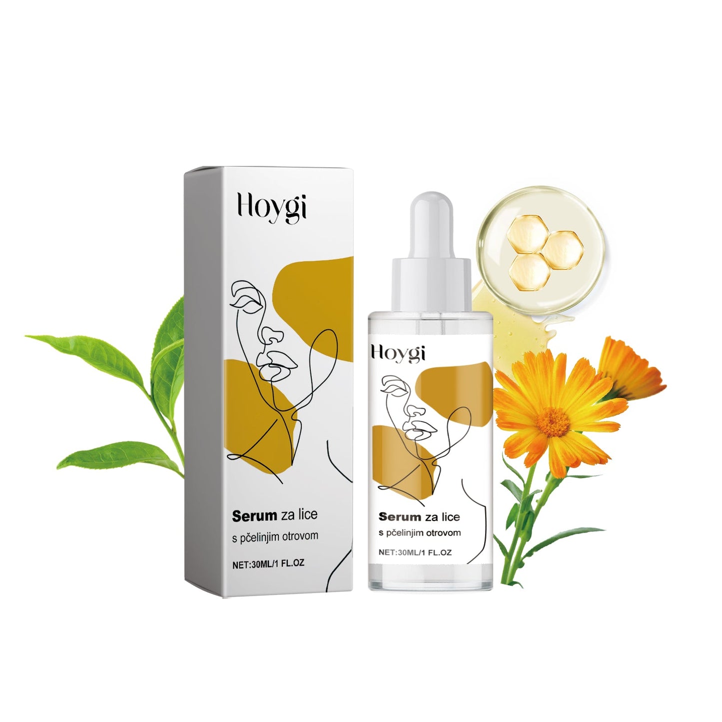 Suero Facial de Veneno de Abeja para Hidratación Duradera