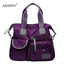 Multiuse Women Waterproof Handbag Nylon Tote Fashion Messenger Crossbody Bags for Women Top-Handle Shoulder Purse Travel Bag - Korvel
