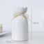 Elegant European-Style Ceramic Ribbon Vase for Home Decor