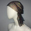 Mesh Rhinestone Elastic Hair Band Headband Outdoor Fashion Headwear Fishing Net Hat - Korvel