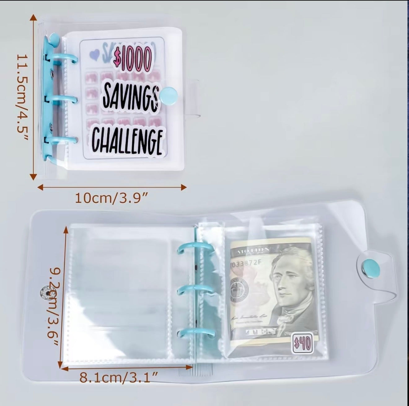 CashStash Challenge Binder - Organize Your Savings