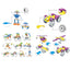 Juego de Bloques de Construcción Creativos para Niños - Juguete Educativo STEM