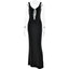 Style Strap Long Dress Women's Sexy Backless Hollow Pleated Dress - Korvel
