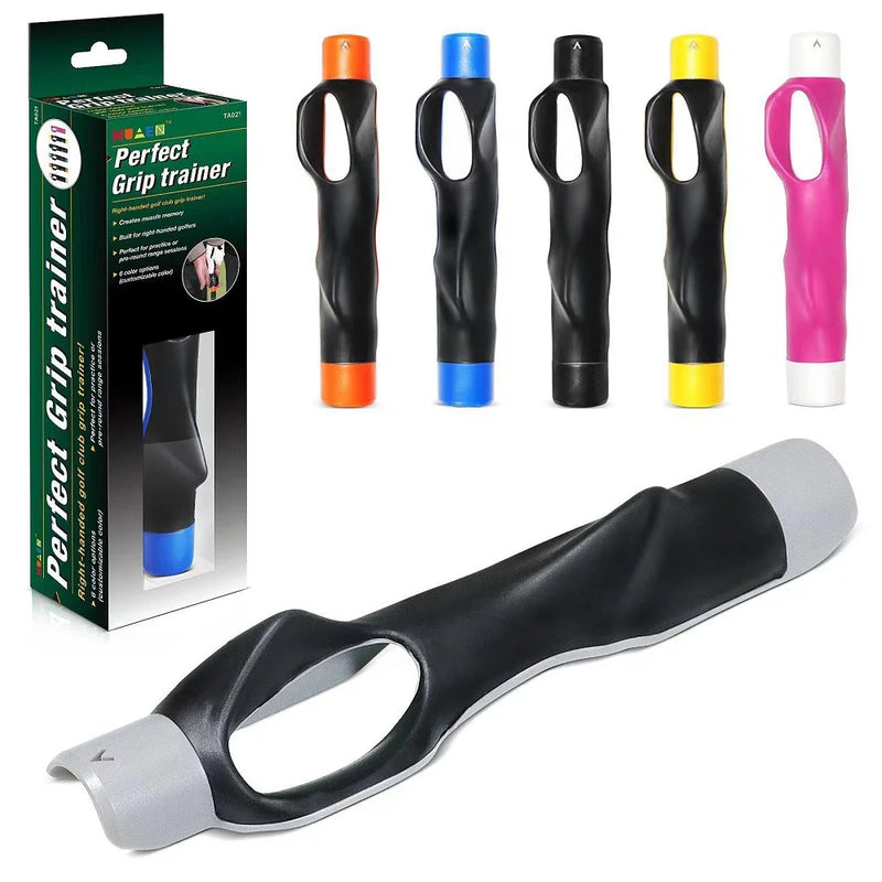Golf Grip Trainer Attachment Outdoor Golf Swing Trainer Beginner Gesture Alignment Training Aids Correct Training Grip Aid - Korvel