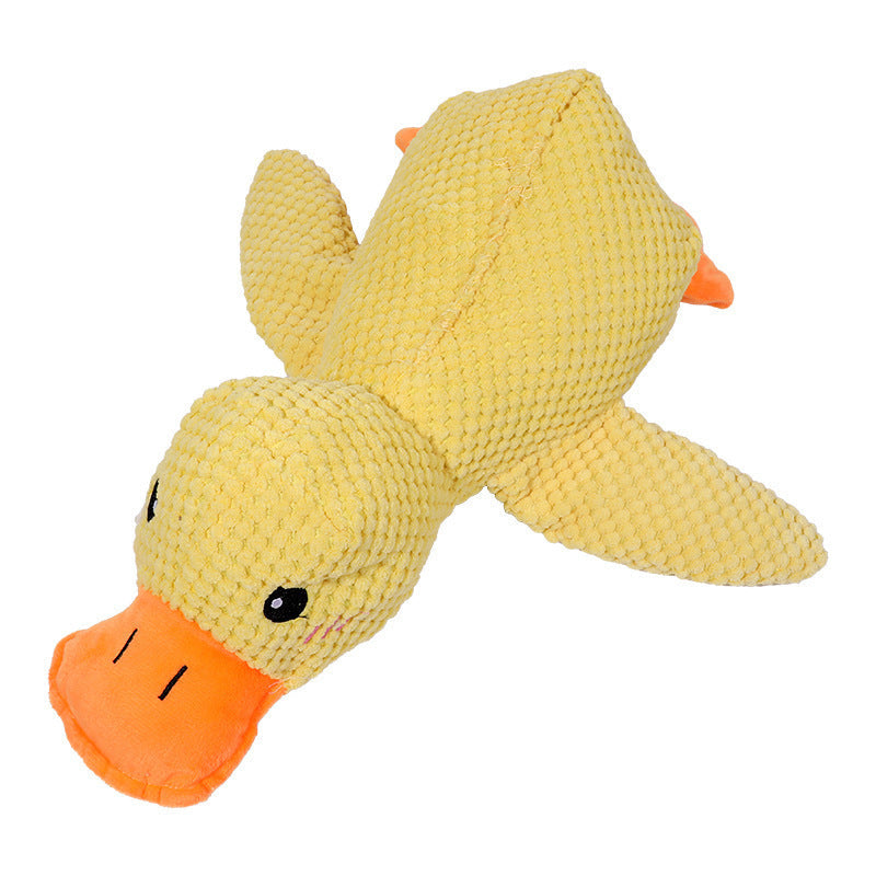 Juguete de Pato de Peluche para Gatos y Perros - Sonido Interactivo y Diversión