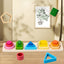Geometric shape column matching assembly for children's enlightenment, boys and girls' early education puzzle toys, building blocks - Korvel