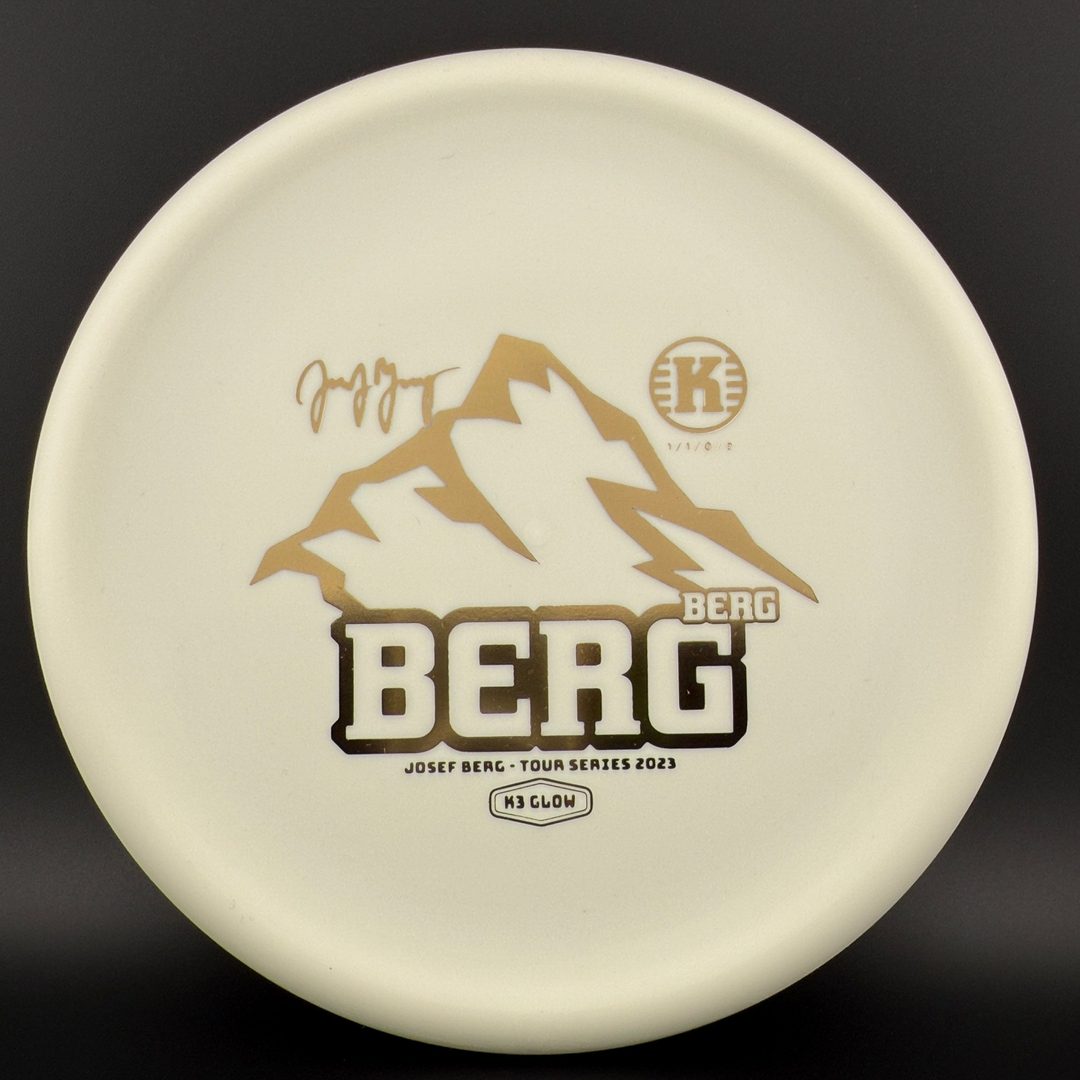 K3 Glow Berg - Josef Berg 2023 Tour Series Disc Golf Disc