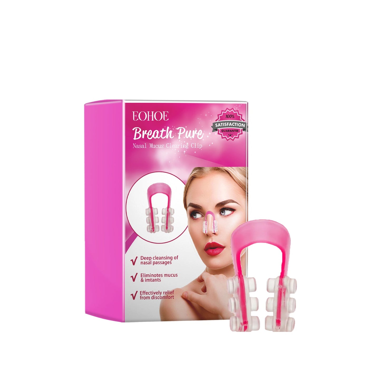 Nasal Mucus Clearing Clip for Comfortable Breathing
