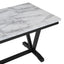 Ensemble de salle à manger moderne TREXM en 6 pièces avec table, chaises et banc