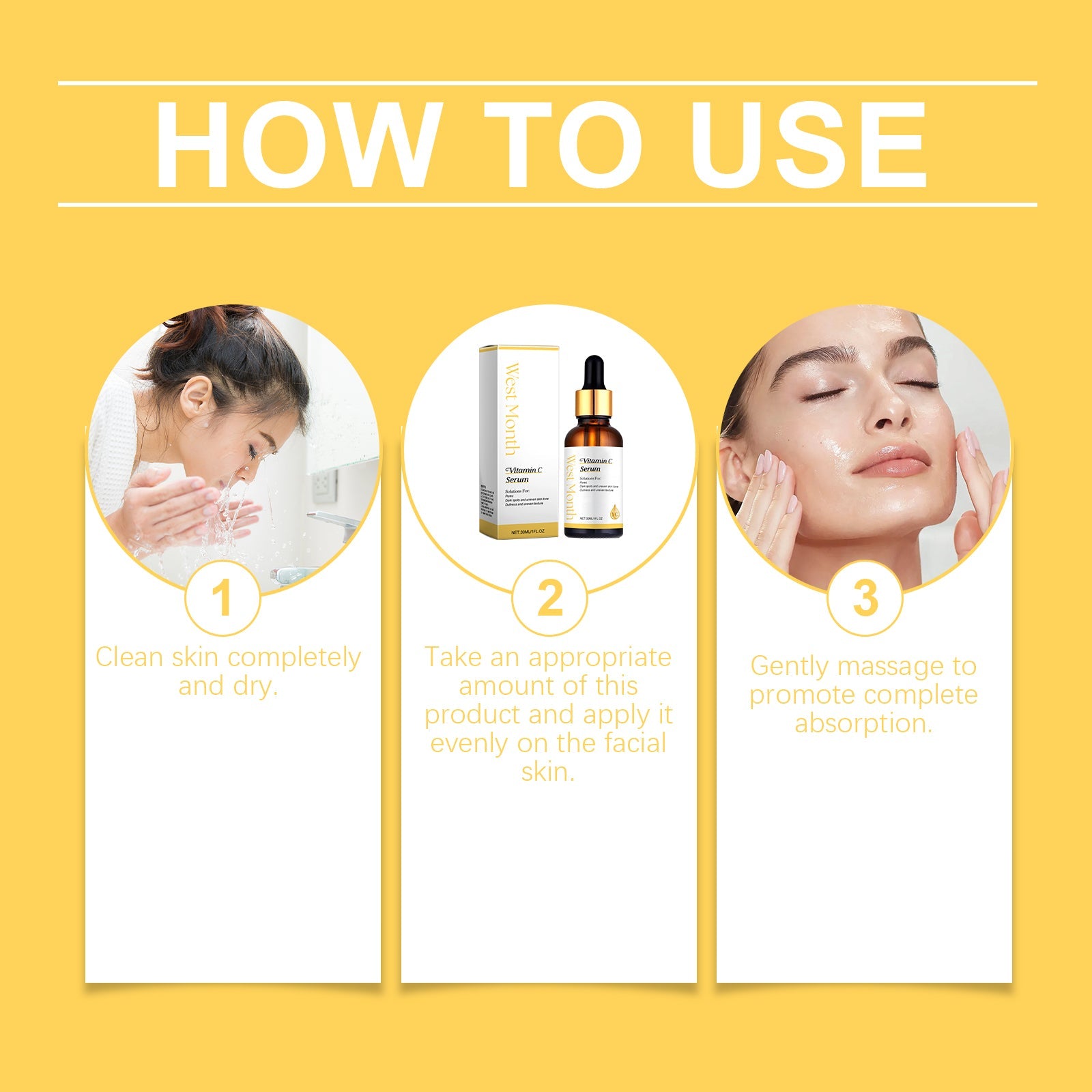 Vitamin C Essence, Moisturizing And Tender Skin Essence - Korvel