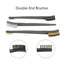 7pcs/Set 3pcs Steel Wire Brush + 4pcs Nylon Pick Set Universal Gun Hunting Cleaning Kit Tactical Rifle Pistol Gun Cleaning Tool - Korvel