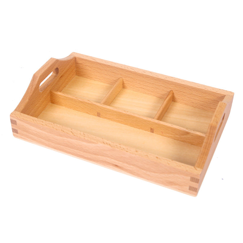 Montessori Daily Life Teaching Aids Children's Three-Grid Classification Plate Kindergarten Auxiliary Teaching Materials Classification Plate - Korvel