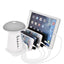 Multi Port Quick charger 3.0 Mushroom Lamp QC3.0 Charge for smart phone  Led Lamp USB Charging Station Dock - Korvel