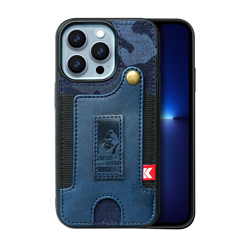 For iPhone 13pro Case Apple 14 Plug-in Wristband Phone Cover iPhone 14 Case - Korvel
