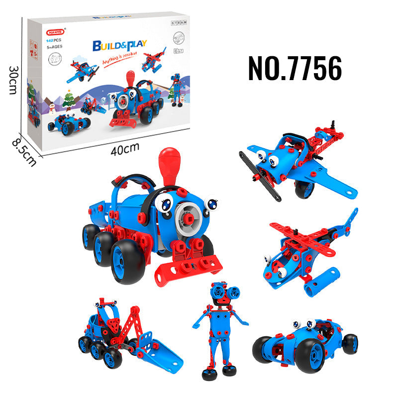 Juego de Bloques de Construcción Creativos para Niños - Juguete Educativo STEM