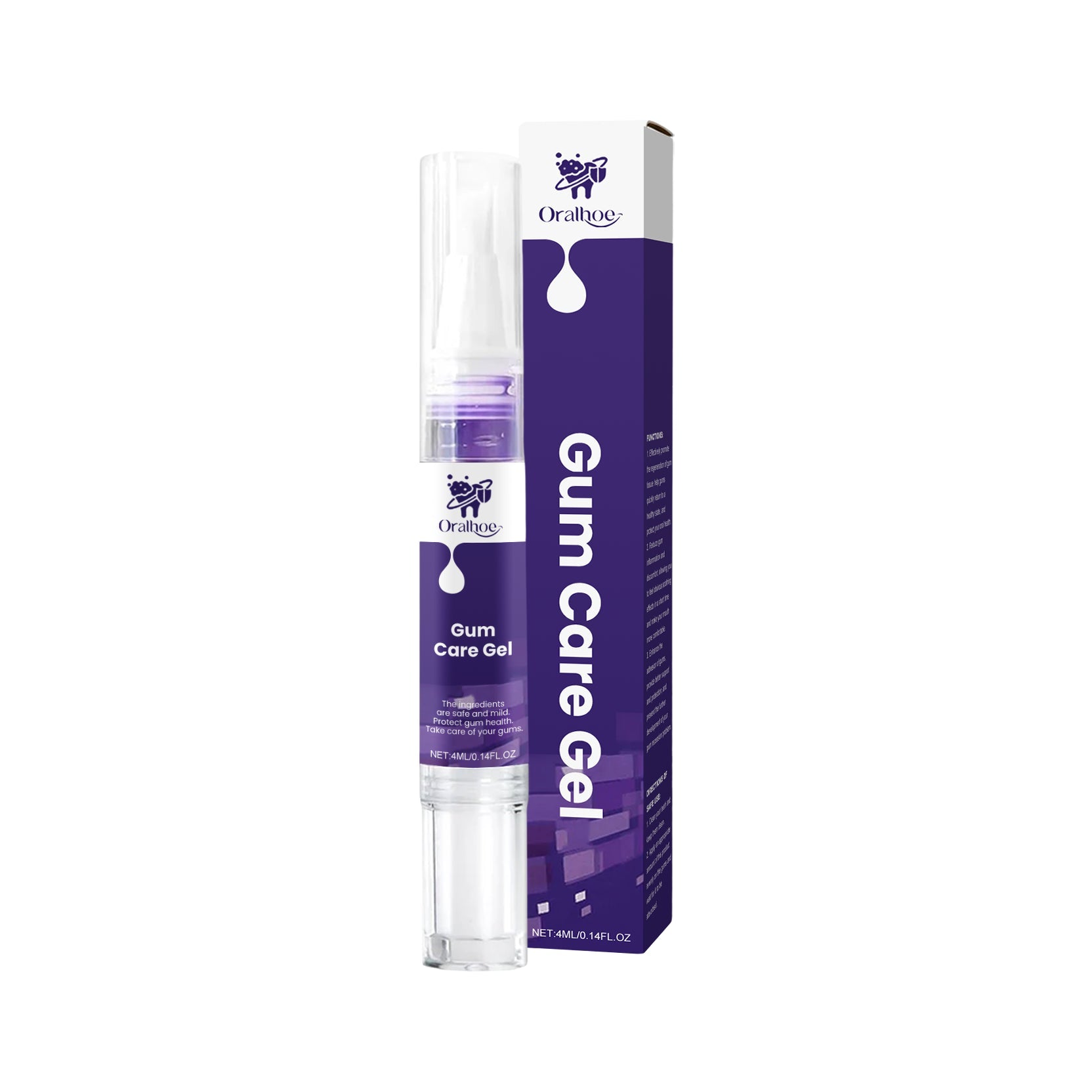 Purple Gum Care Gel Deep Cleans Stains And Gently Protects Gums For Dental Care - Korvel