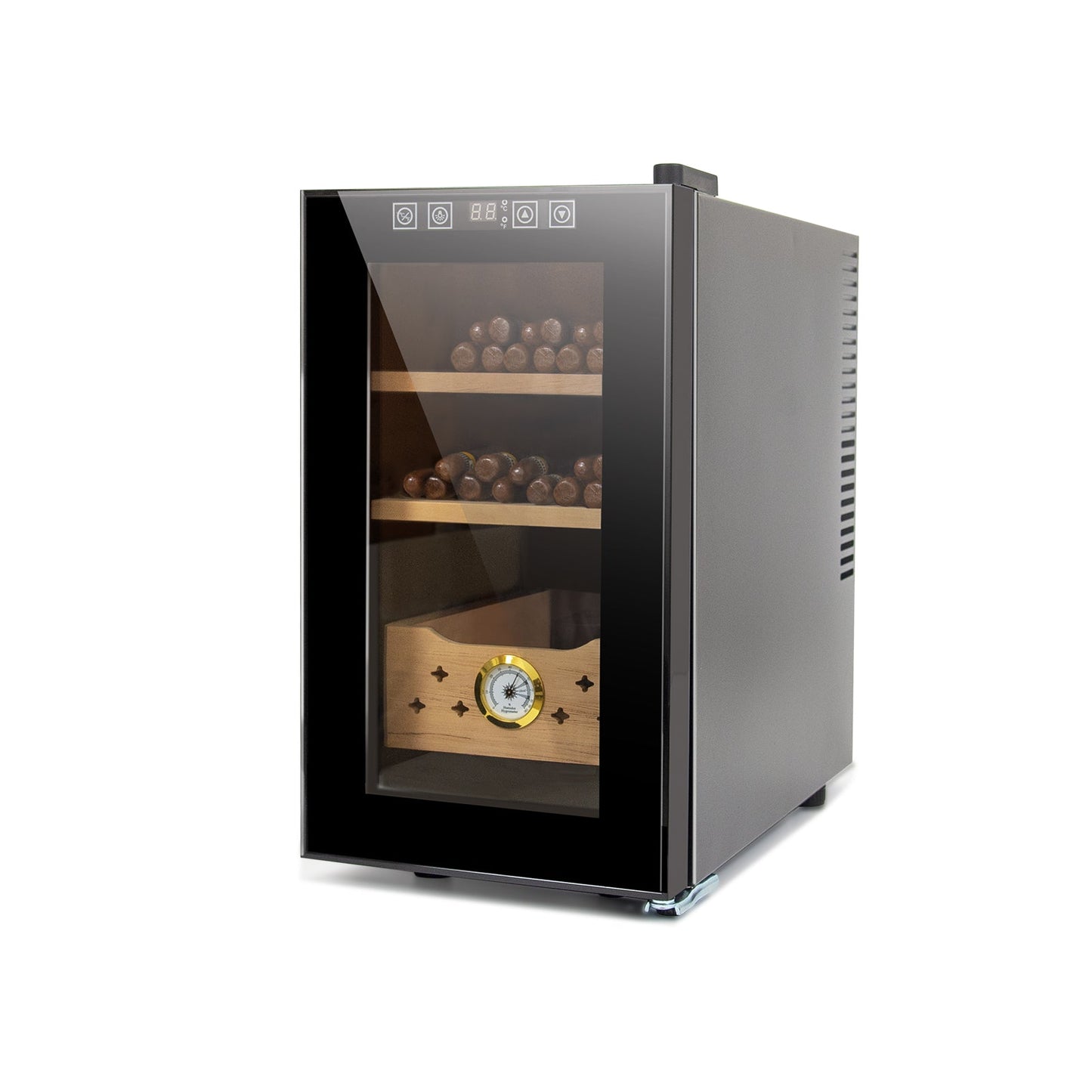 25L Electric Humidor, 150 Counts Capacity Cigar Humidor Humidifiers with Constant Temperature Controller, Cigar Humidor Box with - Korvel