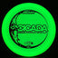 Discraft Mega Glo Cicada - Premium Glow Disc