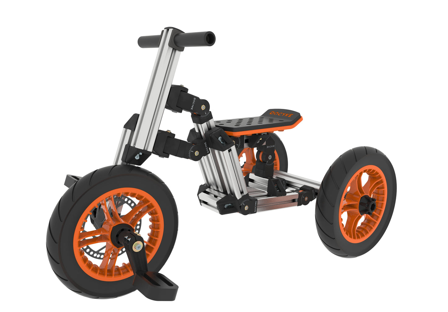 Buildable Kit 20 in 1 Kids Go Kart Set, Suitable for 1 to 8 Years Old, Two Wheel Bike, Three Wheel Bike - Korvel