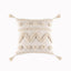 Tassels Cushion Cover 45x45cm Beige White Pillow Covers Decorative Pillow Case Square Home Boho Decor Macrame Pillowcase - Korvel