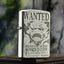 ZORRO Zorro Yellow Cartoon Wanted Brass Kerosene Lighter - Korvel