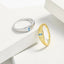 925 Sterling Silver Inlaid Zircon Ring - Korvel