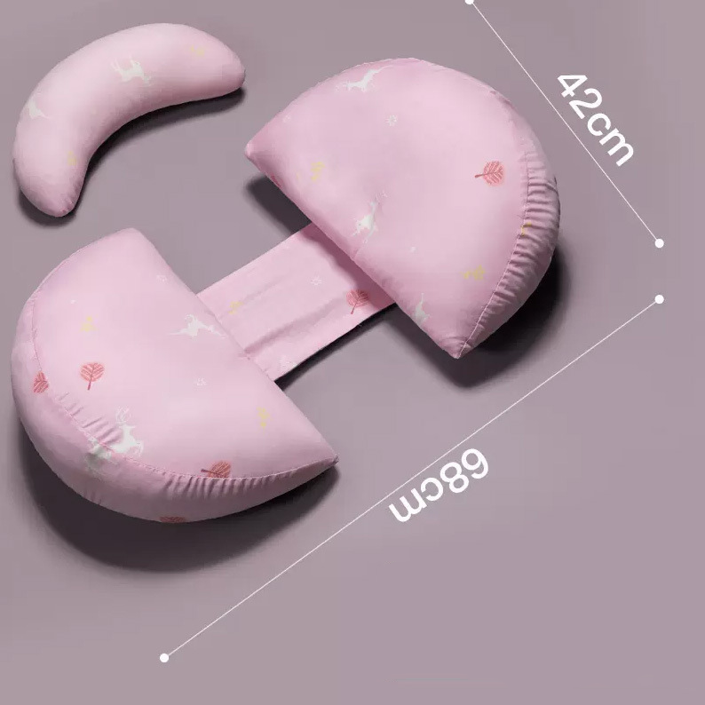 U-shaped pregnant woman pillow waist side sleeping pillow waist protection pregnant woman pillow - Korvel