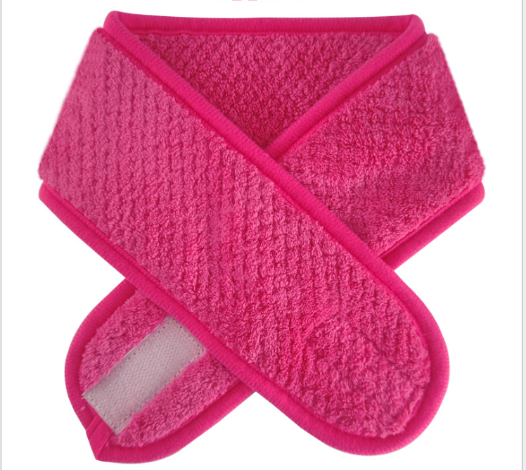 Bandeaux en Tissu Éponge Réglables pour le Maquillage et les Soins de la Peau