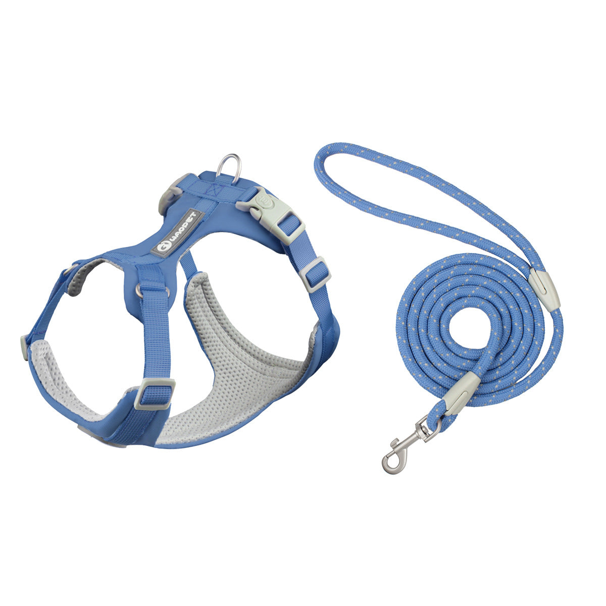 Whippet Anti-Slip Dog Harness Lightweight Dog Harness Breathable and Durable Adjustable Vest for Medium-Sized Dog Greyhounds - Korvel