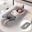 J-Shaped Pregnancy Pillow for Side Sleepers