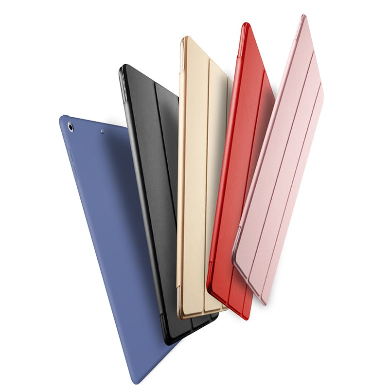 Premium iPad 9.7 Inch Case - Soft Silicone & PU Leather