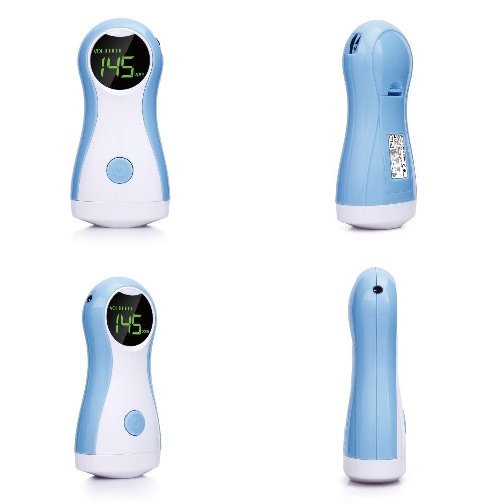 Yongrow Fetal Doppler Baby Monitor LCD Display Portable Baby Heart Rate Monitor With Earphone YK-90C For Pregnant Women - Korvel