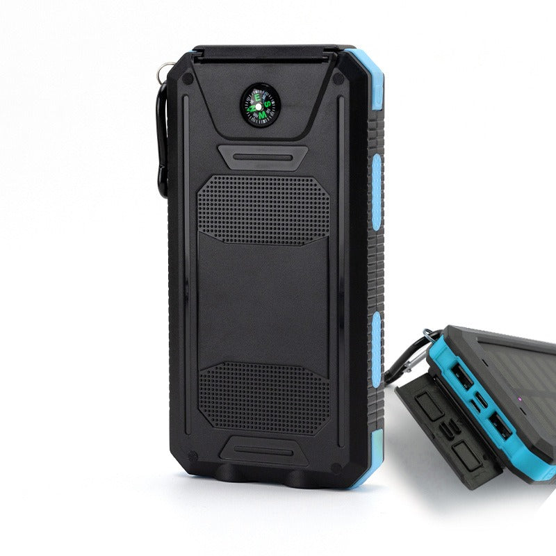Batterie Externe Solaire Étanche Premium - 20000mAh avec Compas