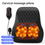 Deep Kneading Neck Shoulder Heat Relax Massage Pillow - Korvel