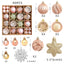 Christmas decoration 6cm electroplated ball plastic ball special-shaped painted Christmas ball gift Christmas tree pendant - Korvel
