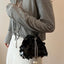 Drawstring Sequin Crossbody Bag - Korvel